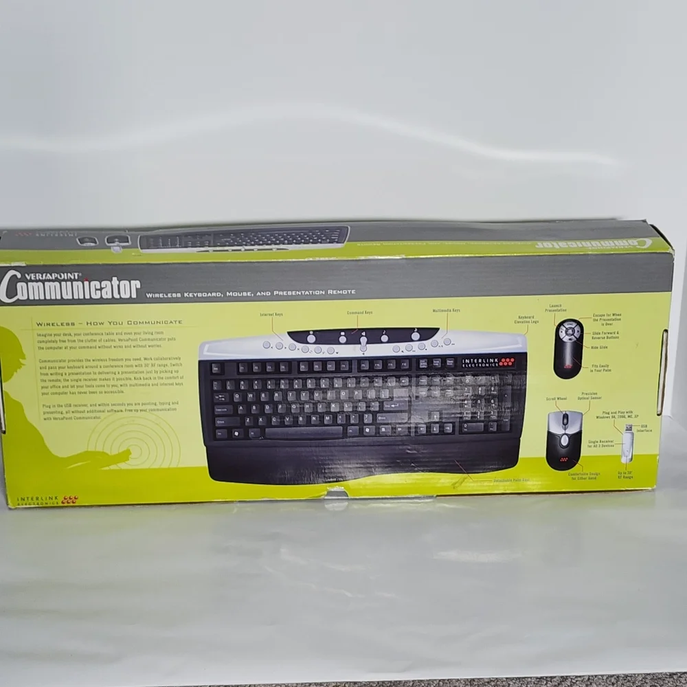 VERSAPOINT‎ Interlink electronics communicator wireless keyboard, mouse, …